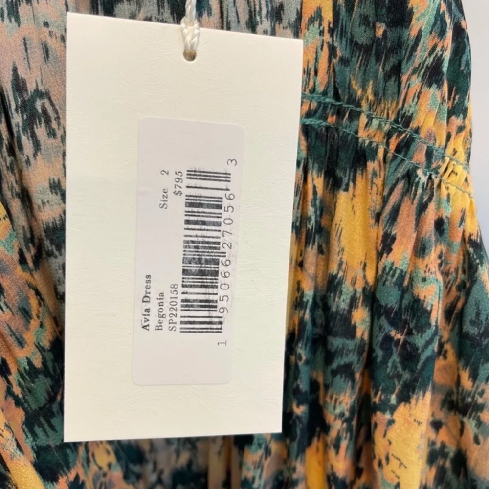 BNWT Ulla Johnson Aviva dress size 2 color begonia - Picture 7 of 8